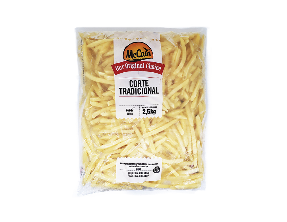 Batata Congelada McCain SureCrisp Extra Crocante Corte Tradicional 9mm  2,5kg 